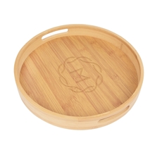 Bamboo Serving Tray With Handles