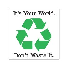 Square Sticker Square Corner 3 x 3 White Vinyl Permanent Adhesive Back Screen