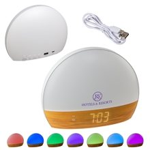 Daybreak Digital Alarm Clock with Sunrise Simulation