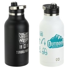 NAYAD(R) Traveler 64 oz Stainless Double - wall Bottle with Twist - Top Spout