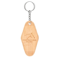 Bamboo Motel Style Keyring
