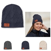 Leeman Trellis Knit Beanie