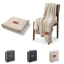 Leeman Trellis Knit Blanket