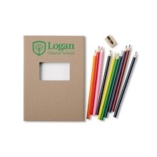 Colored Pencil And Notepad Set 5.75 X 8.25