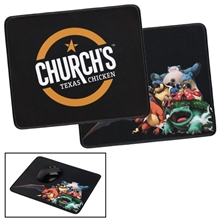 Large Mouse Pad w / Stitched Edges and Full Color Dye Sublimation