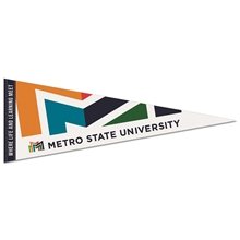 9 x 24 Premium Felt Pennant - With 1 printed Strip