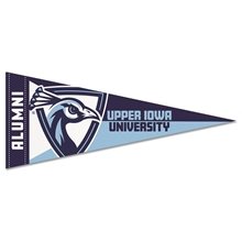 5 x 12 Premium Felt Pennant - With 1 printed Strip