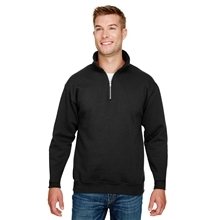 Bayside Unisex USA Made Quarter - Zip Pullover Sweatshirt