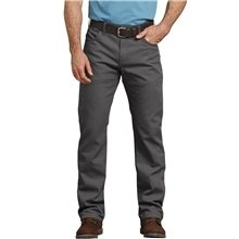 Dickies Mens FLEX Regular Fit Straight Leg Tough Max(TM) Duck 5- Pocket Pant