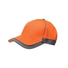 Bayside USA Made High Vis Reflective Safety Cap