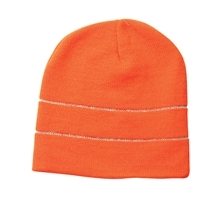 Bayside USA Made High Vis Reflective 8 Beanie