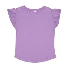 Rabbit Skins Toddler Flutter Sleeve T - Shirt