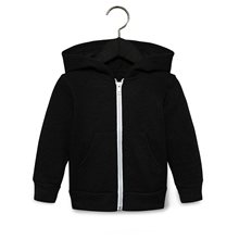 Bella + Canvas Toddler Sponge Fleece Full - Zip Hooded Sweatshirt
