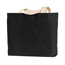 Bayside USA Made Cotton Canvas Jumbo Tote Bag
