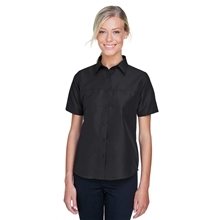 Harriton Ladies Key West Short - Sleeve Performance Staff Shirt