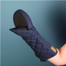 Lindstrom Quilted Oven Mitt W / Vegan Leather