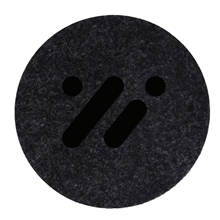 Wellington Felt Coaster Single Round
