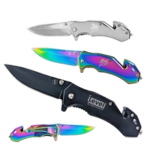 Compact Heavy Duty Stainless Steel Rescue Knife