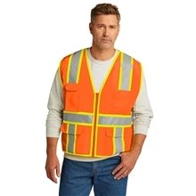 CornerStone(R) ANSI 107 Class 2 Surveyor Zippered Two - Tone Vest