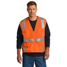 CornerStone(R) ANSI 107 Class 2 Mesh Six - Pocket Zippered Vest