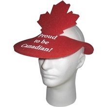 Maple Leaf Pop Up Visor
