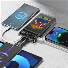 Galena Transparent Corded Power Bank 10,000 MAh