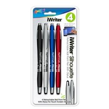 Set of 4 iWriter(R) Silhouette - Ball Point Pen with Stylus