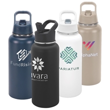 Urban Peak(R) 40oz Portage Flip Straw Water Bottle