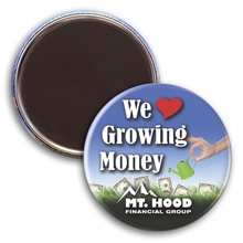 2-1/4 Diam Round Button w / Magnet