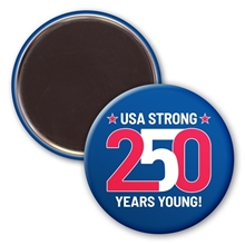 2-3/16 Diam Round Button w / Magnet