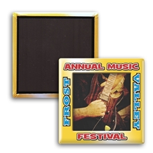 Square Button w / Magnet
