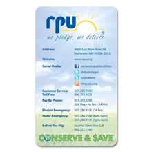 Round Corner Magnet 3-1/2 x 6