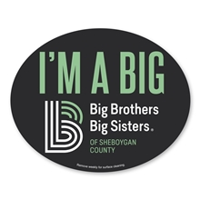 Car Sign Oval Magnet 5 x 4