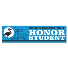 3 X 11.5 In Rect Perm Bumper Sticker
