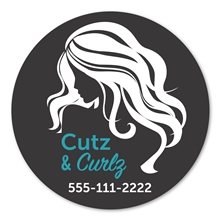 2.5 In Circle Perm Standard Label