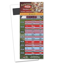 Soccer Schedule Magnetic Stick Up Card