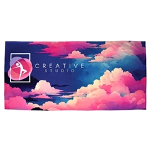 Silk Touch Beach Blanket / Towel 30 X 60 450GSM Poly / Cotton - Full Color