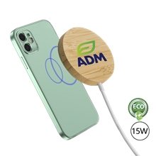 Rosedale 15W Bamboo Magnetic Wireless Charger