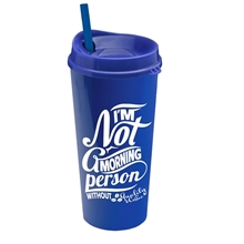 Roadmaster Travel Tumbler with Sip Lid and Straw - 20 oz