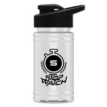 Mini 16 oz PETE Sports Bottle With Drink Thru Lid