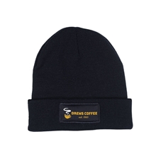 Knit Beanie With Patch