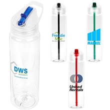 Recyclable Sports Bottle with Flip - Up Lid - 32 oz
