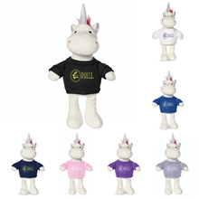 8.5 Plush Unicorn With T - Shirt