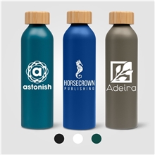 Eden - 20 oz Aluminum Water Bottle with Bamboo Lid