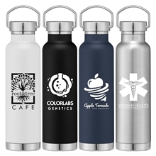 Apollo - 22 oz Double Wall Stainless Steel Water Bottle with Lid