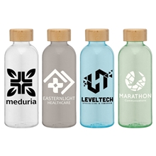 Strom - 22 oz rPET Water Bottle with Bamboo Lid