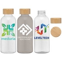 Strom - 22 oz rPET Water Bottle with Bamboo Lid - ColorJet