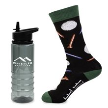 Less Work, More Golf Tritan Bottle Gift Set