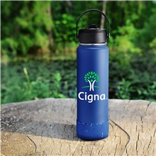 27 oz Stainless Steel Water Bottle with Silicone Bottom Sleeve