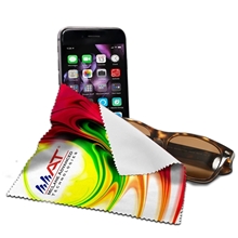 Cleanscreen Full Color - 6 X 6 Full Color Sublimation rPET Recycled Polyester Microfiber Cleaning Cloth Screen Cleaner